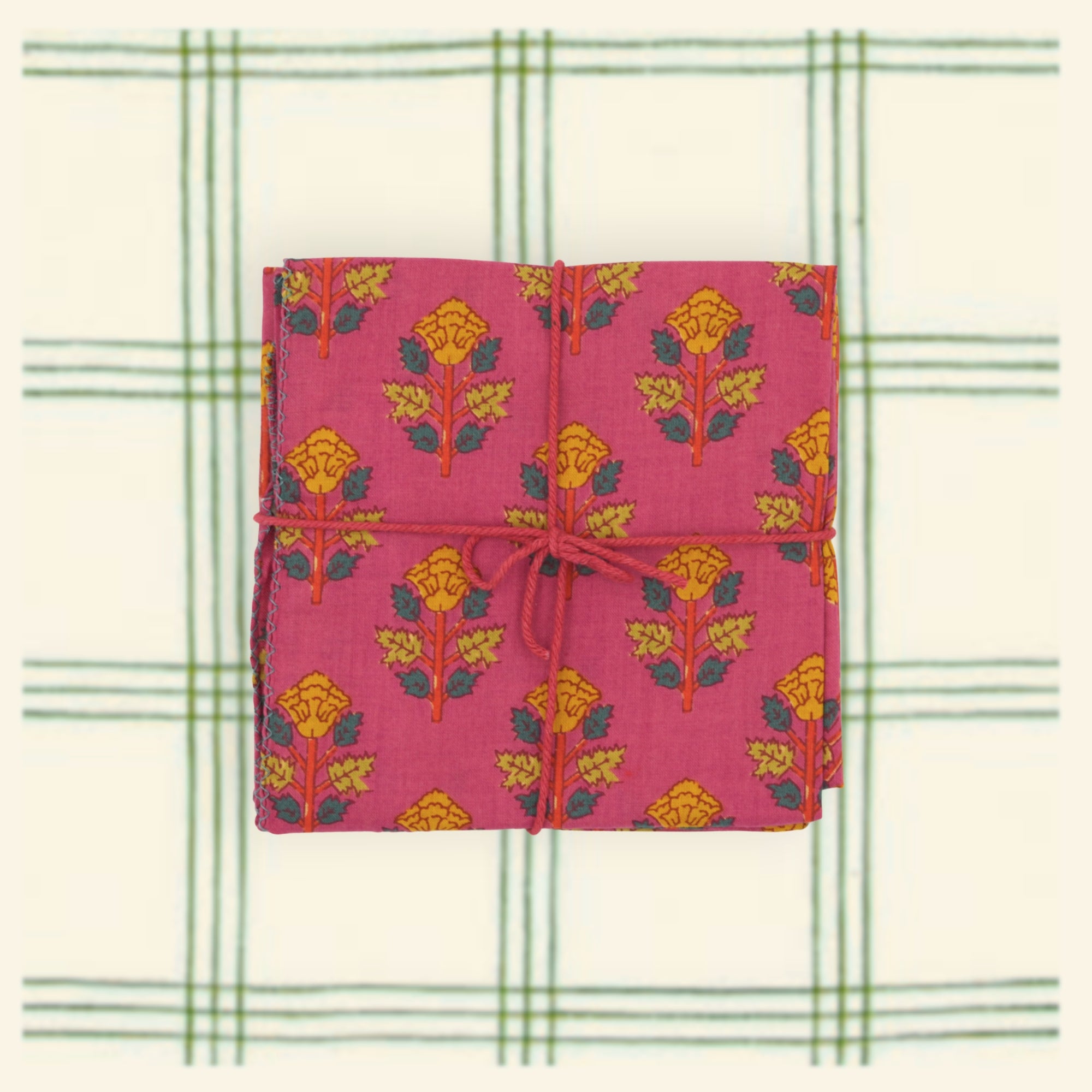 Servilletas de tela x4 Belladonna Carmin