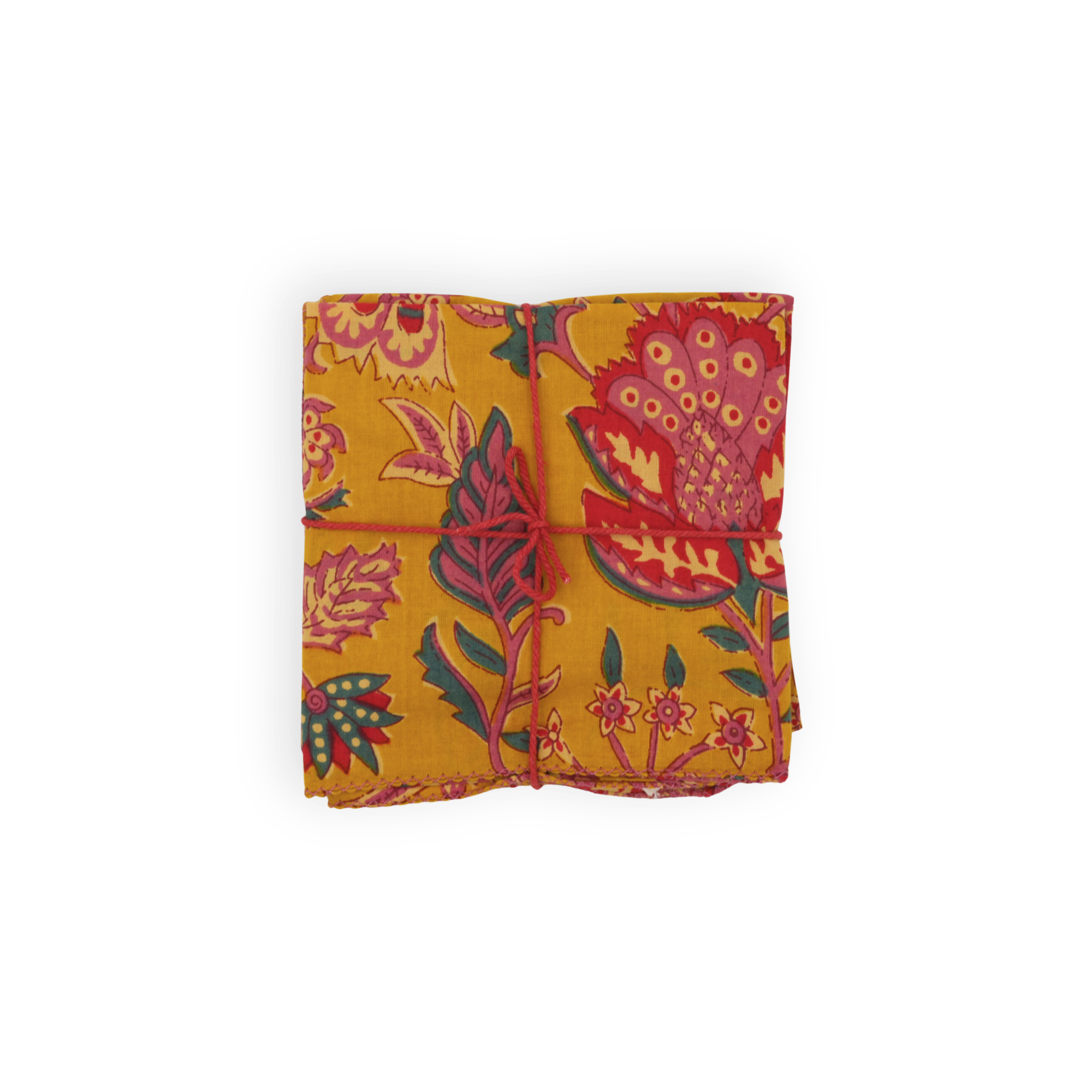 Serviettes de table x4 Dandelion Gold