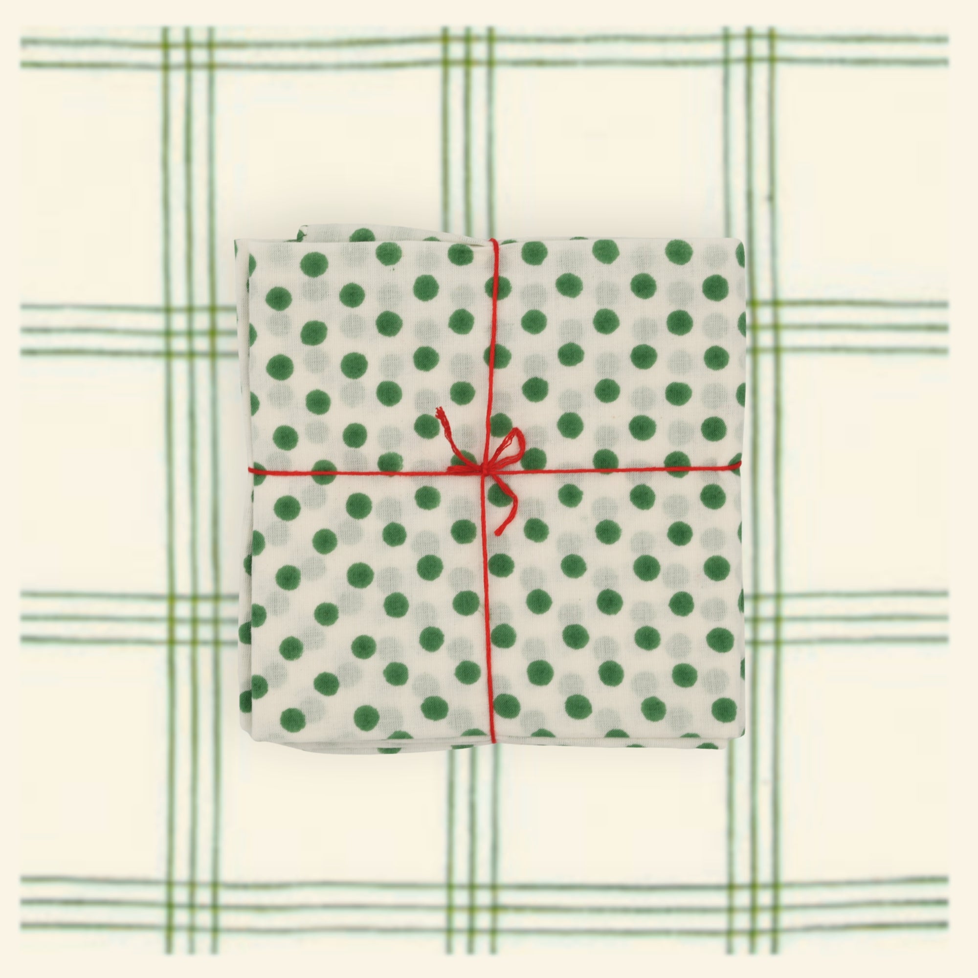 Servilletas de tela x4 Polka Juniper