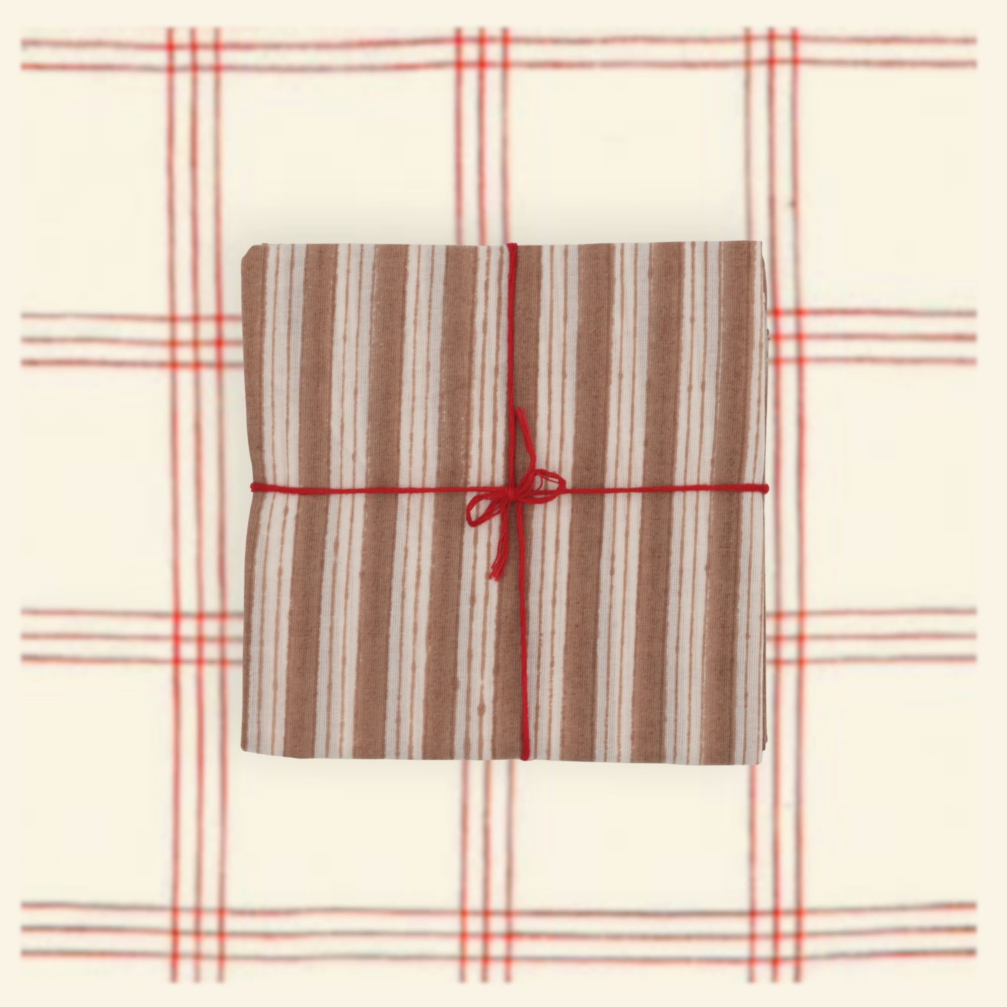 Serviettes de table x4 Salem Almond