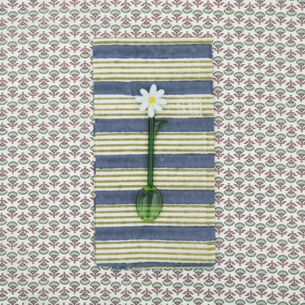 Serviettes de table x4 Alice Moonlight - Suzette