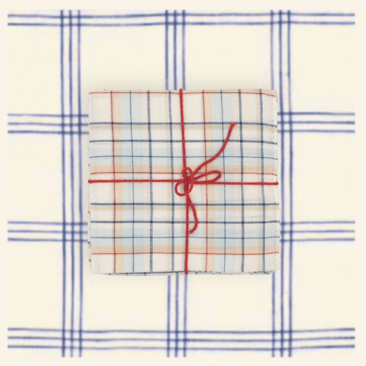 Serviettes de table x4 Ana Denim - Suzette