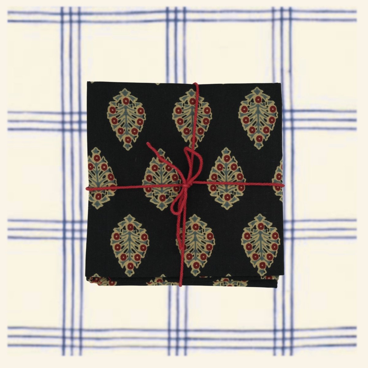 Serviettes de table x4 Aubepine Night - Suzette