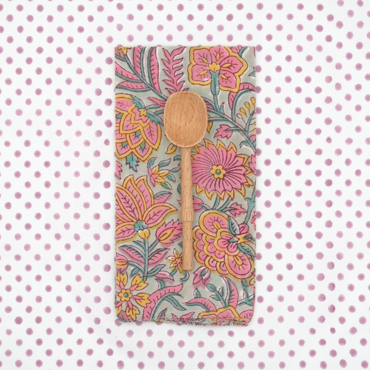 Serviettes de table x4 Capucine Carmine - Suzette