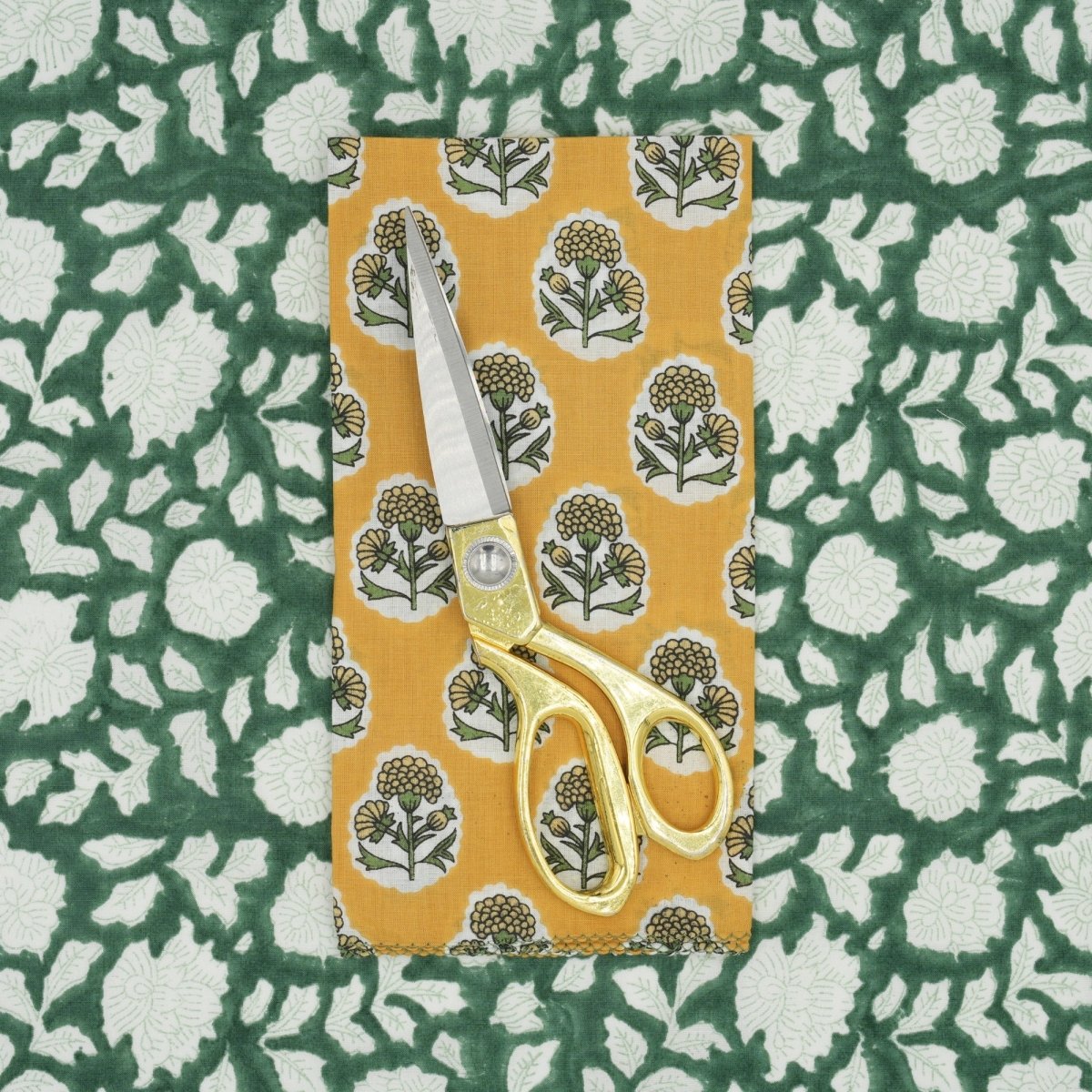 Serviettes de table x4 Crocus Gold - Suzette