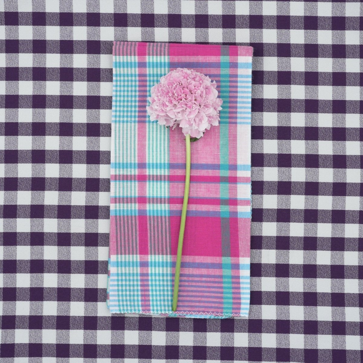 Serviettes de table x4 Cyclone Carmine - Suzette