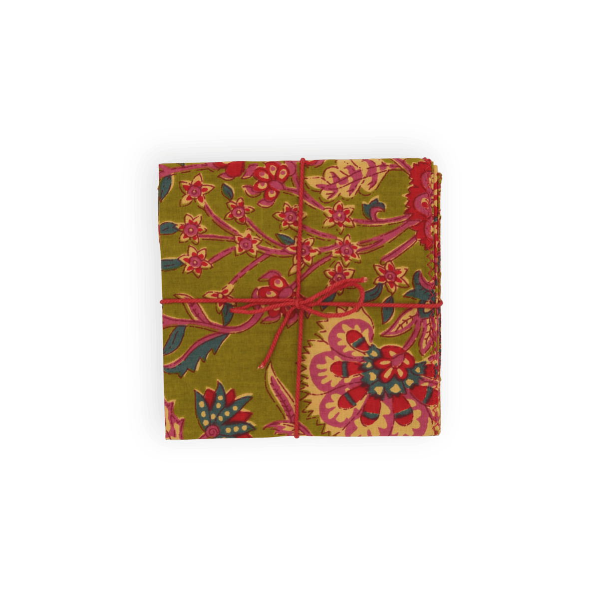 Serviettes de table x4 Dandelion Olive - Suzette