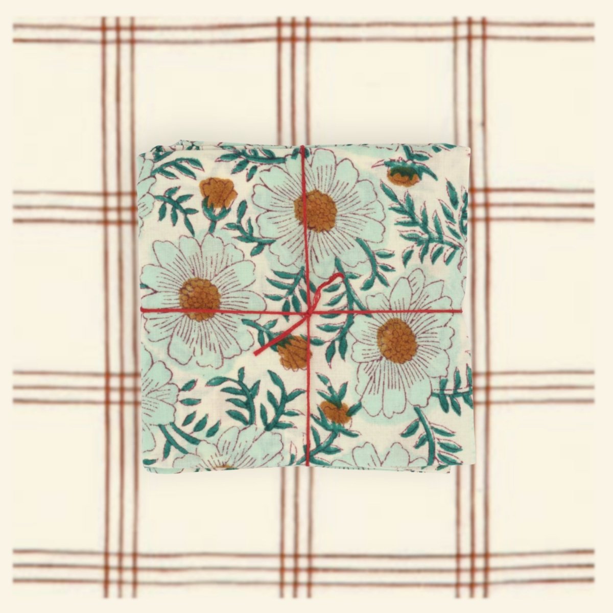 Serviettes de table x4 Datura Opal - Suzette