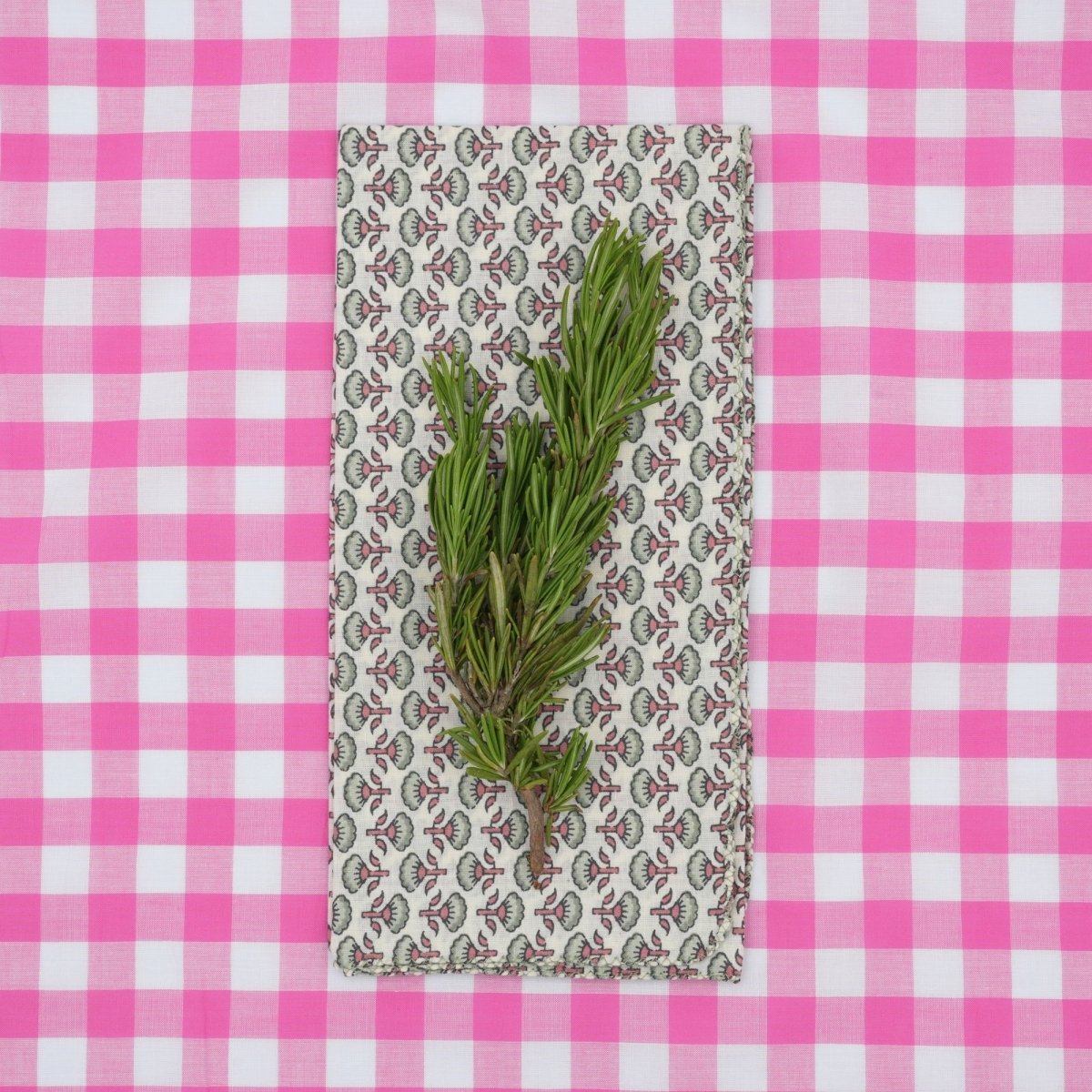 Serviettes de table x4 Dill Frosty - Suzette
