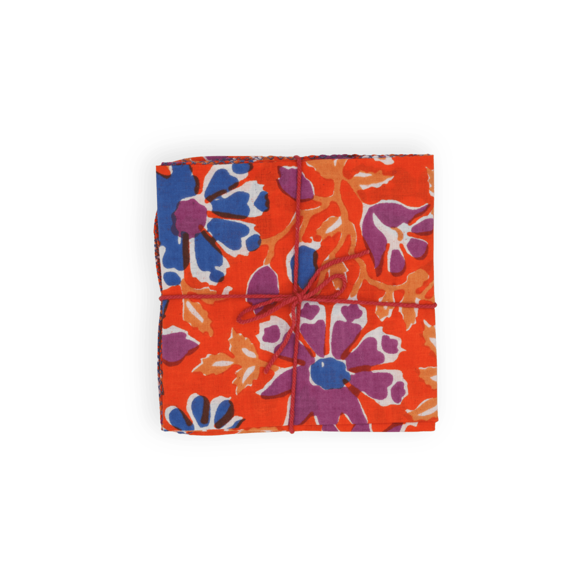 Serviettes de table x4 Geranium Sangria - Suzette