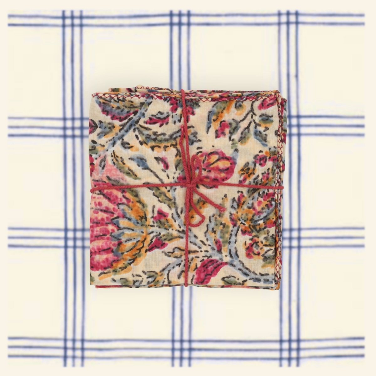 Serviettes de table x4 Hysope Fadded - Suzette
