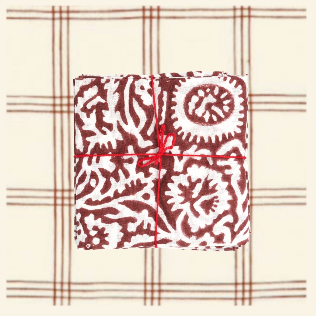 Serviettes de table x4 Impatient Copper - Suzette