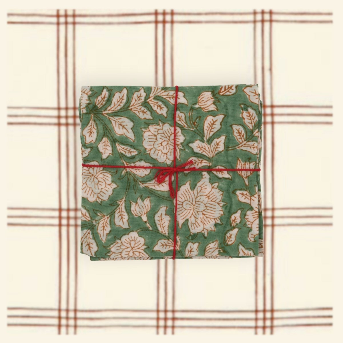 Serviettes de table x4 Iris Frosty - Suzette
