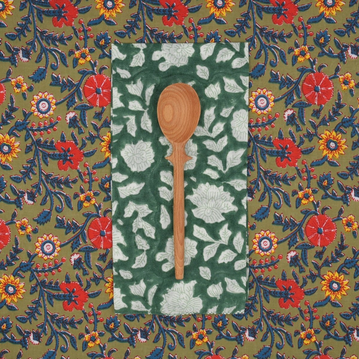 Serviettes de table x4 Iris Juniper - Suzette