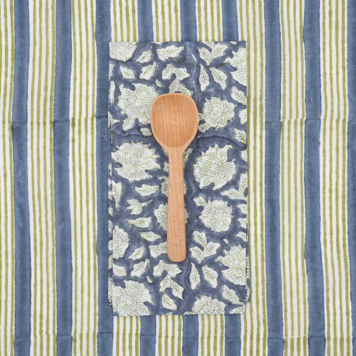 Serviettes de table x4 Iris Moonlight - Suzette