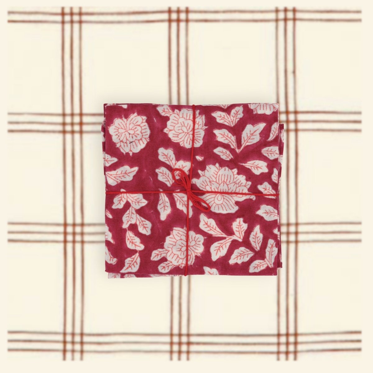 Serviettes de table x4 Iris Tango - Suzette