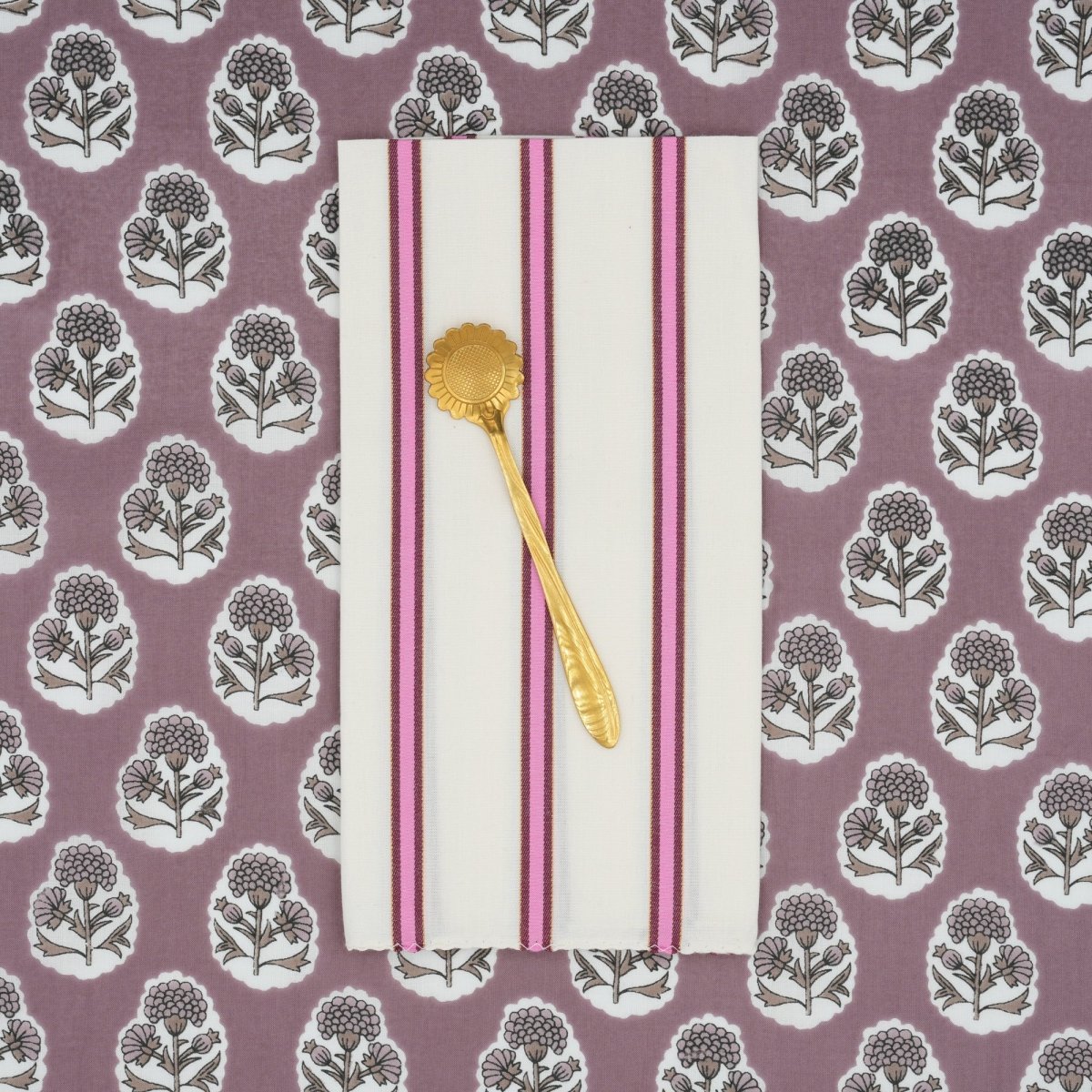 Serviettes de table x4 Levant Garnet - Suzette