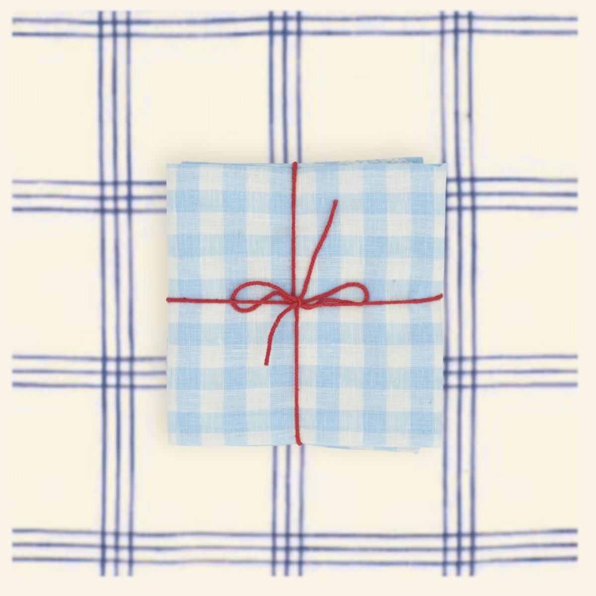Serviettes de table x4 Libeccio Artic - Suzette