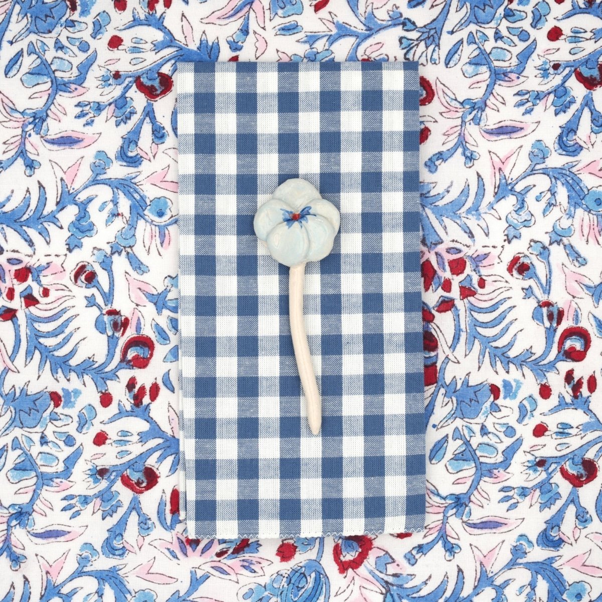 Serviettes de table x4 Libeccio Denim - Suzette