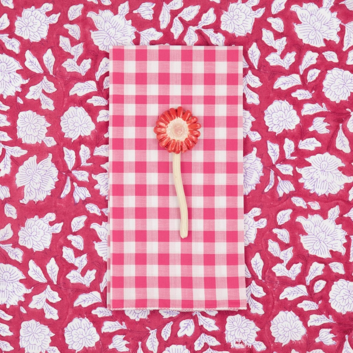 Serviettes de table x4 Libeccio Kiss - Suzette à table
