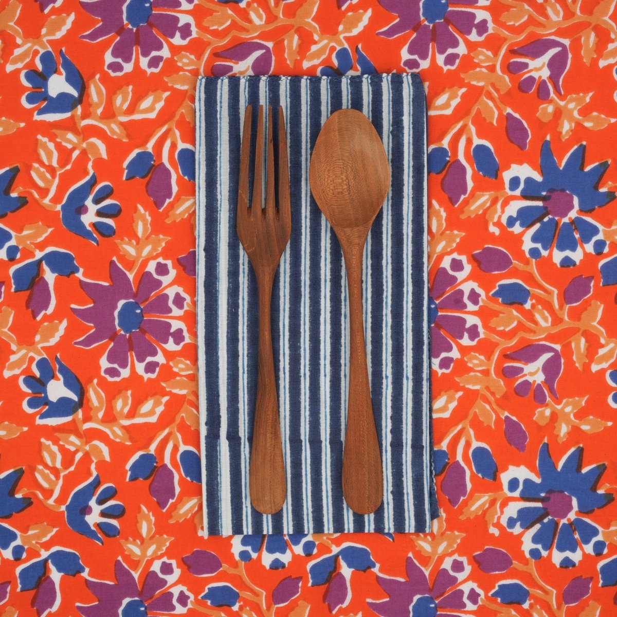 Serviettes de table x4 Lila Aegean - Suzette