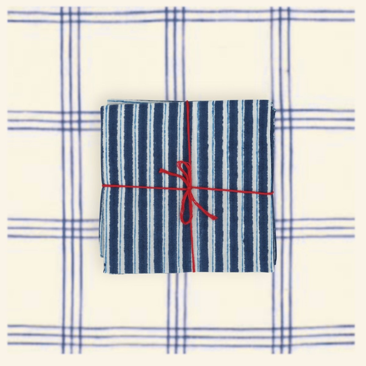 Serviettes de table x4 Lila Aegean - Suzette