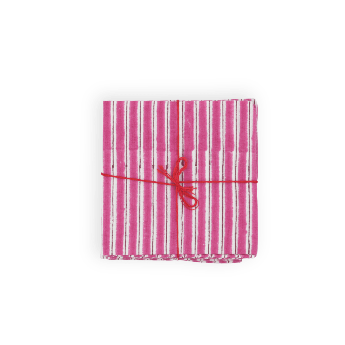 Serviettes de table x4 Lila Carmine - Suzette