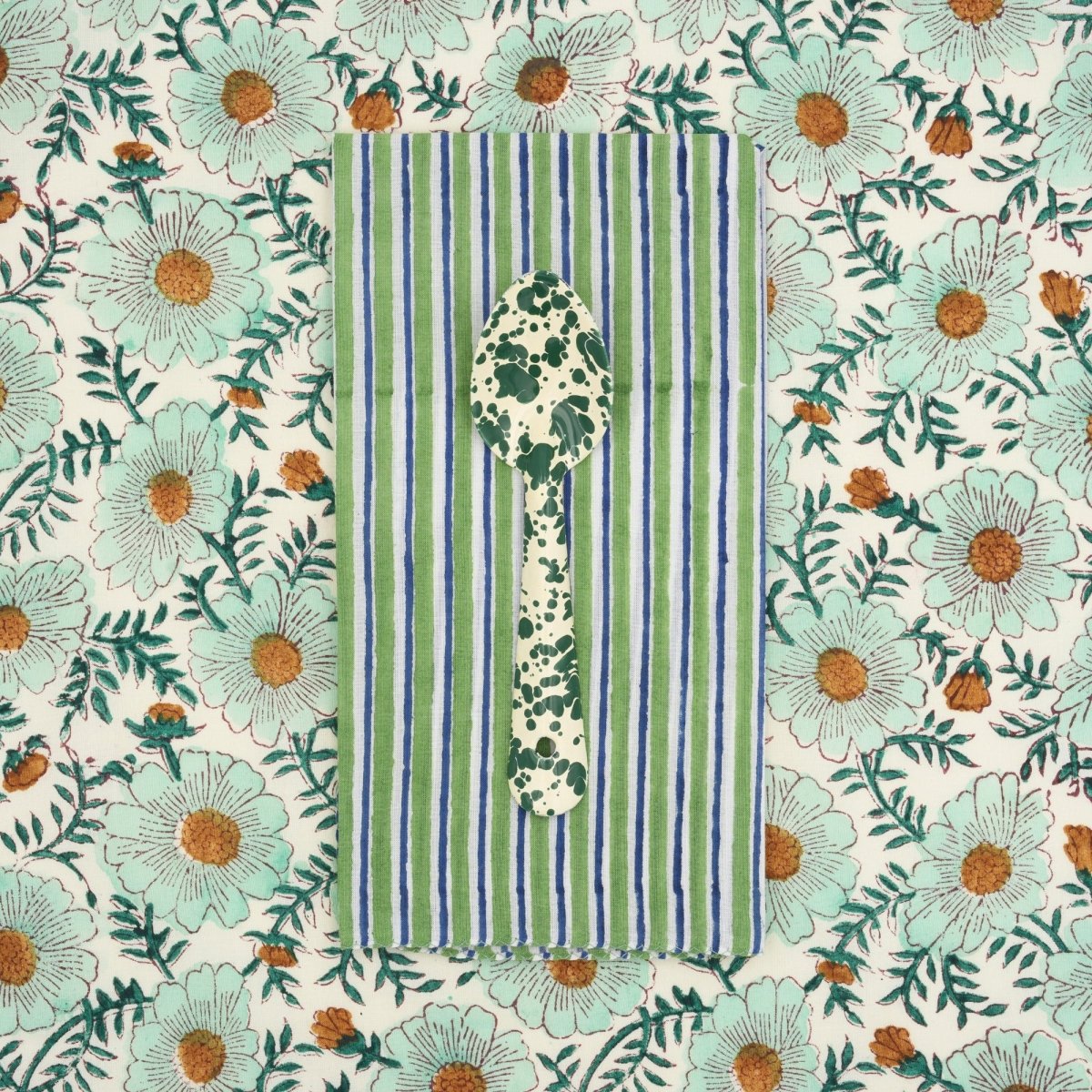 Serviettes de table x4 Lila Evergreen - Suzette