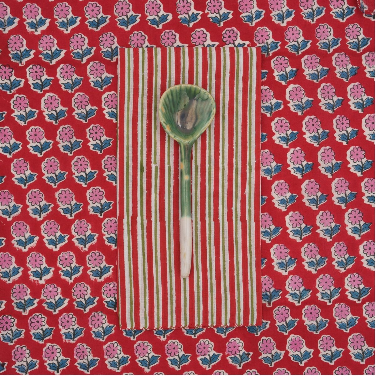 Serviettes de table x4 Lila Tango - Suzette