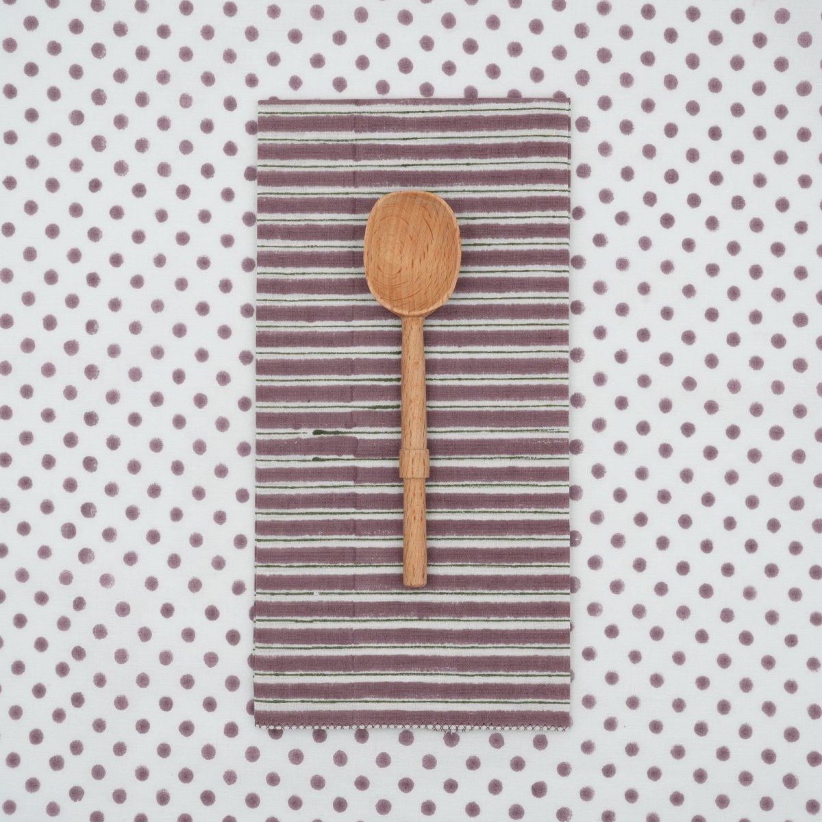 Serviettes de table x4 Lila Zephyr - Suzette