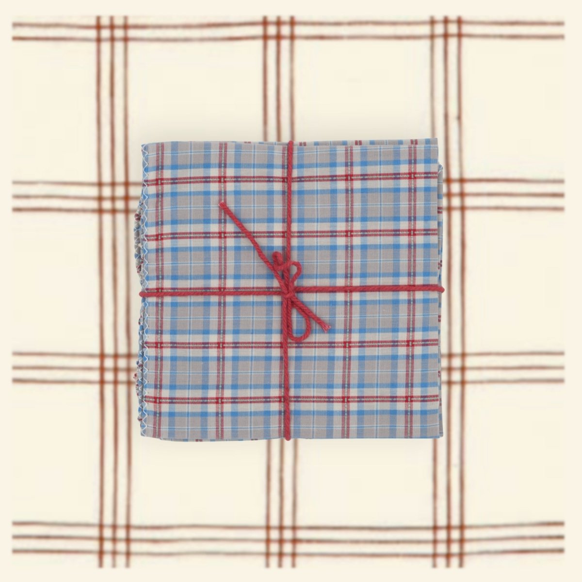 Serviettes de table x4 Lombarde Opal - Suzette