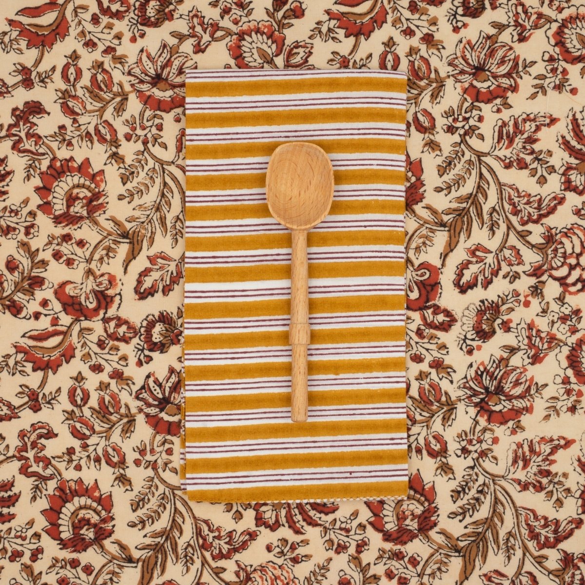 Serviettes de table x4 Lou Moutarde - Suzette