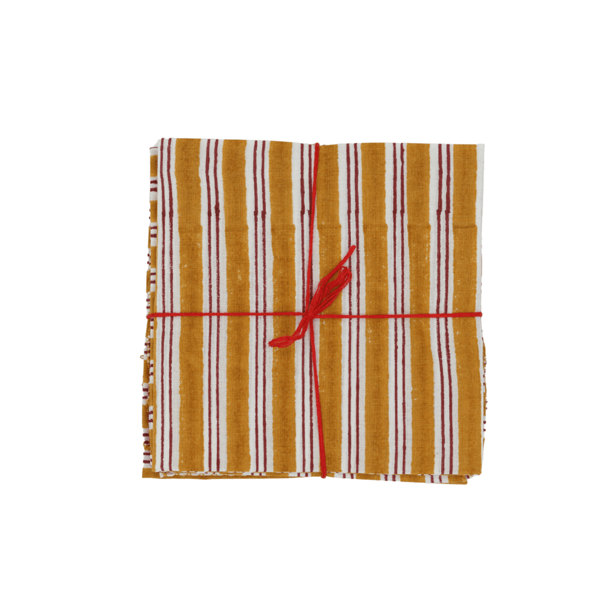 Serviettes de table x4 Lou Moutarde - Suzette