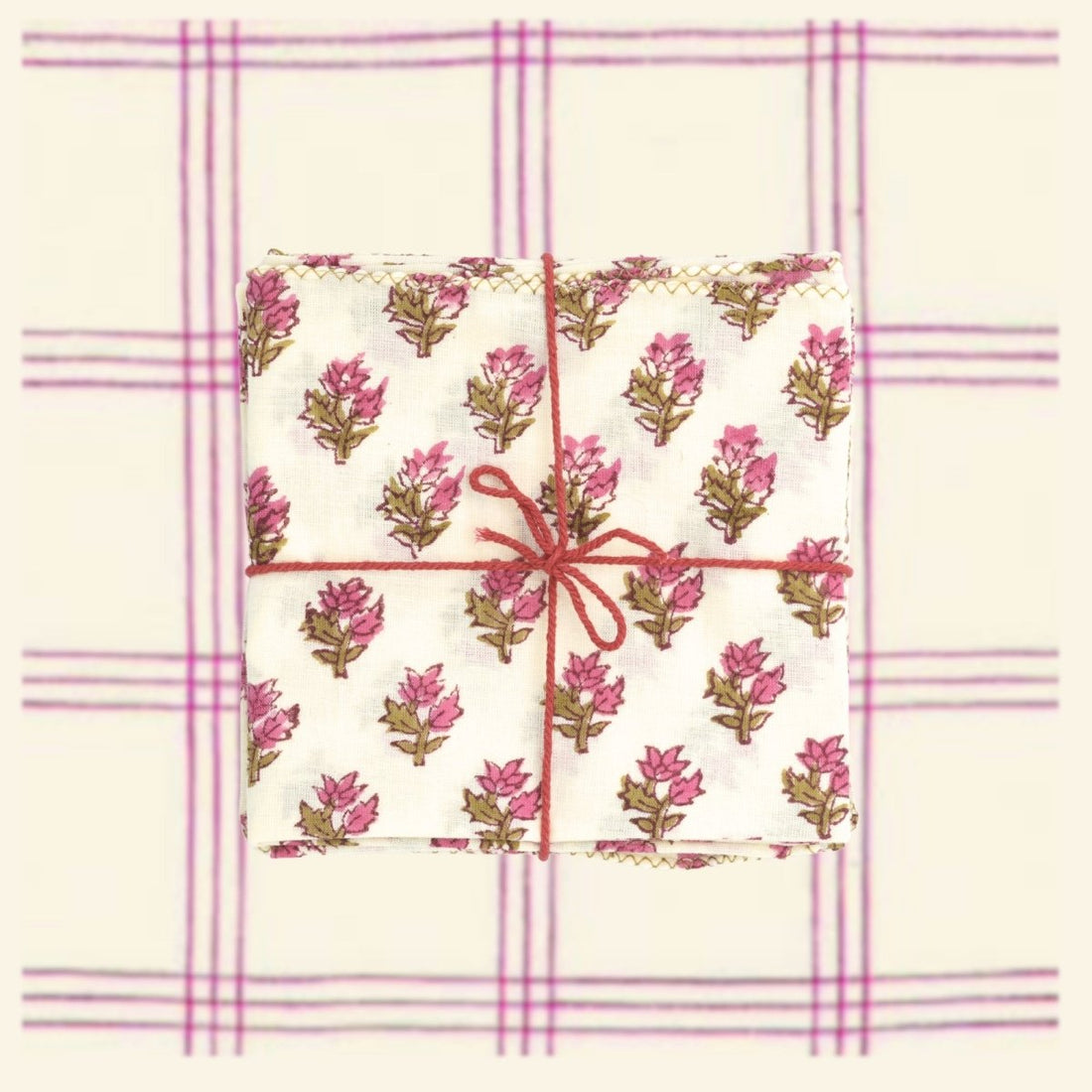 Serviettes de table x4 Lupin - Suzette
