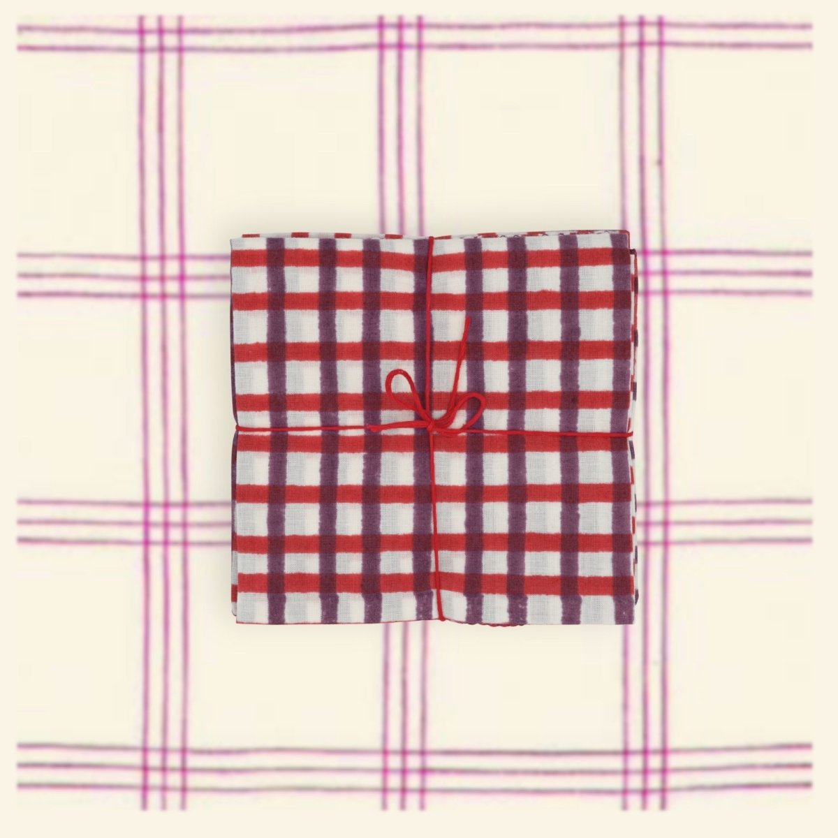 Serviettes de table x4 Mira Paisley - Suzette