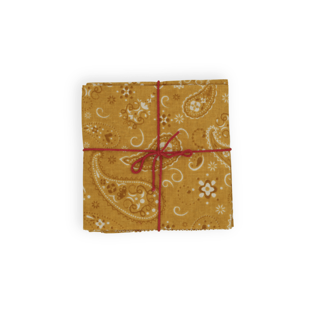 Serviettes de table x4 Paisley Gold - Suzette