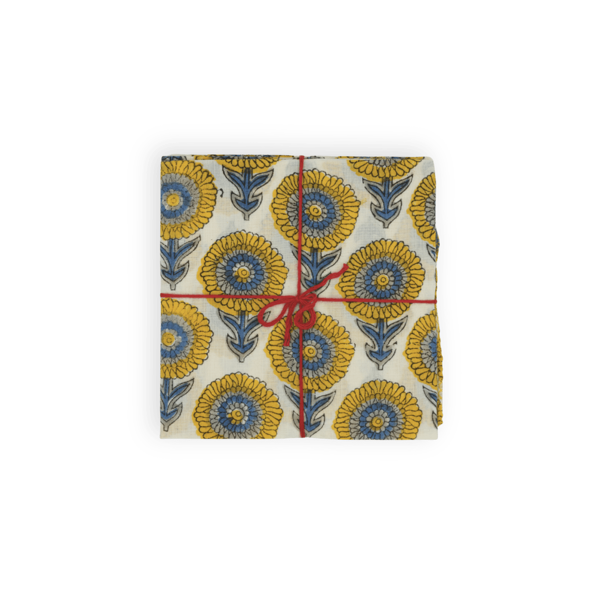 Serviettes de table x4 Paquerette Moonlight - Suzette