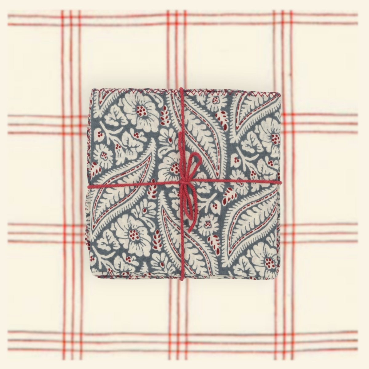 Serviettes de table x4 Perry Moonlight - Suzette