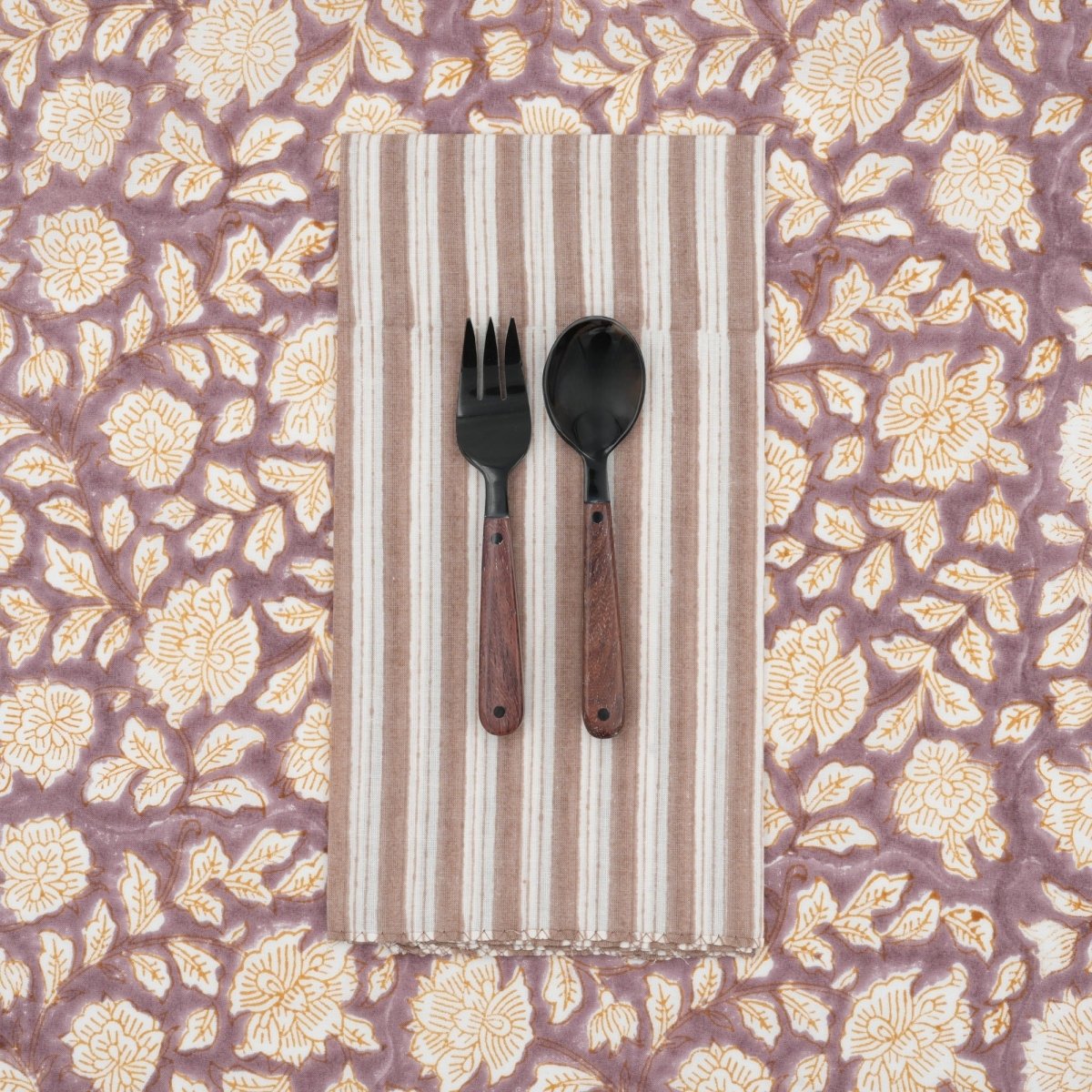 Serviettes de table x4 Salem Almond - Suzette