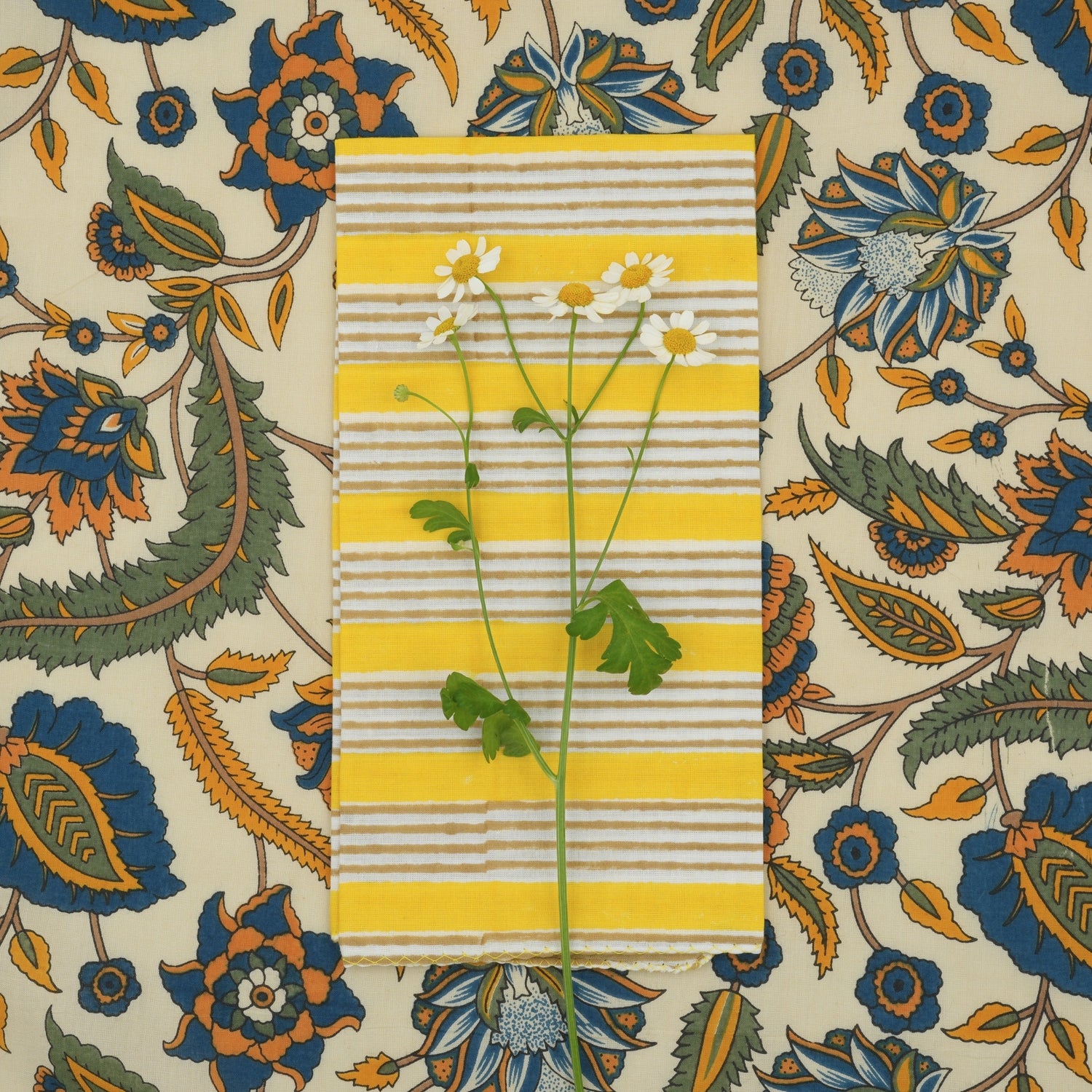 Serviettes de table x4 Alice Gold