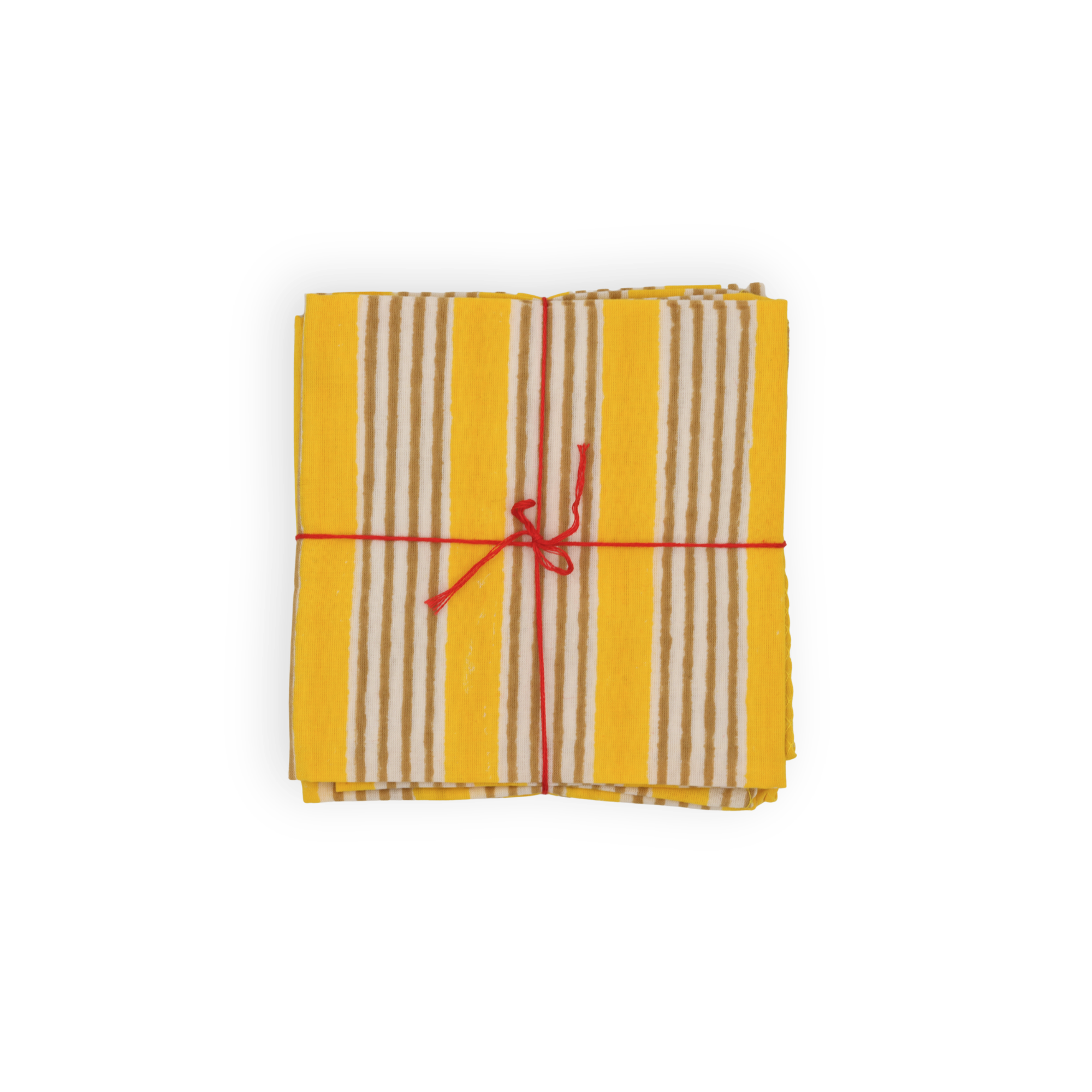 Serviettes de table x4 Alice Gold