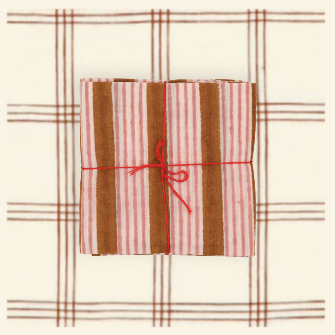 Serviettes de table x4 Alice Powder