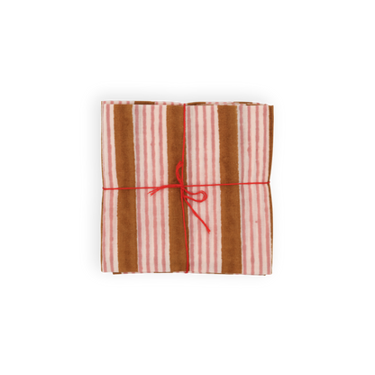 Serviettes de table x4 Alice Powder