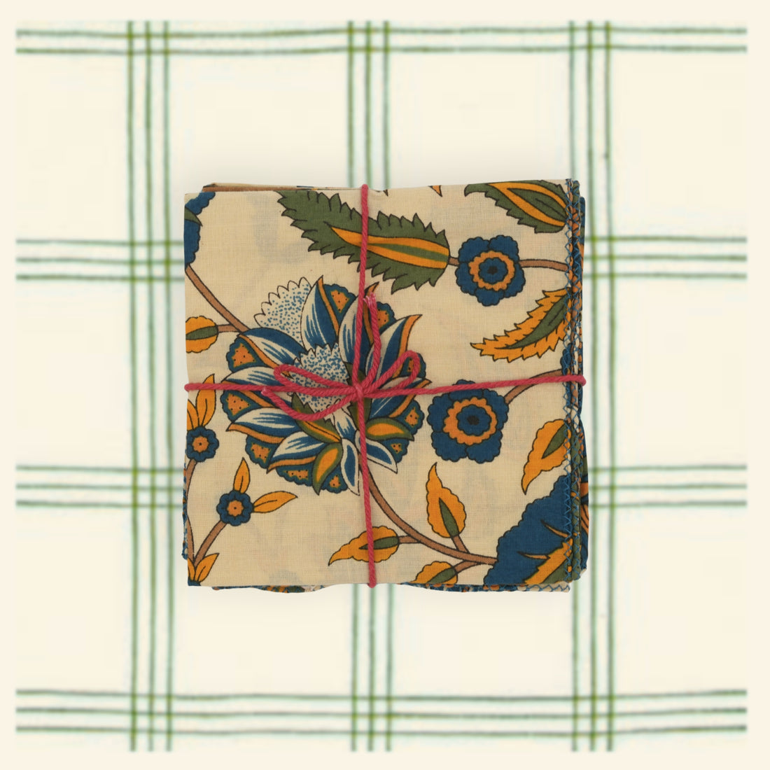 Serviettes de table x4 Chardon Patriot