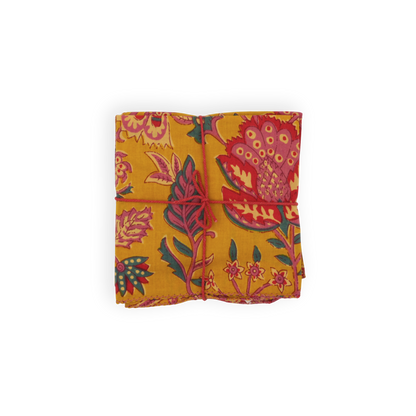 Serviettes de table x4 Dandelion Gold