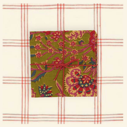 Servilletas de tela x4 Dandelion Olive