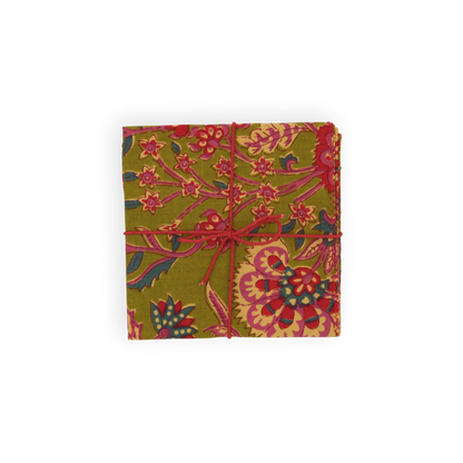 Servilletas de tela x4 Dandelion Olive