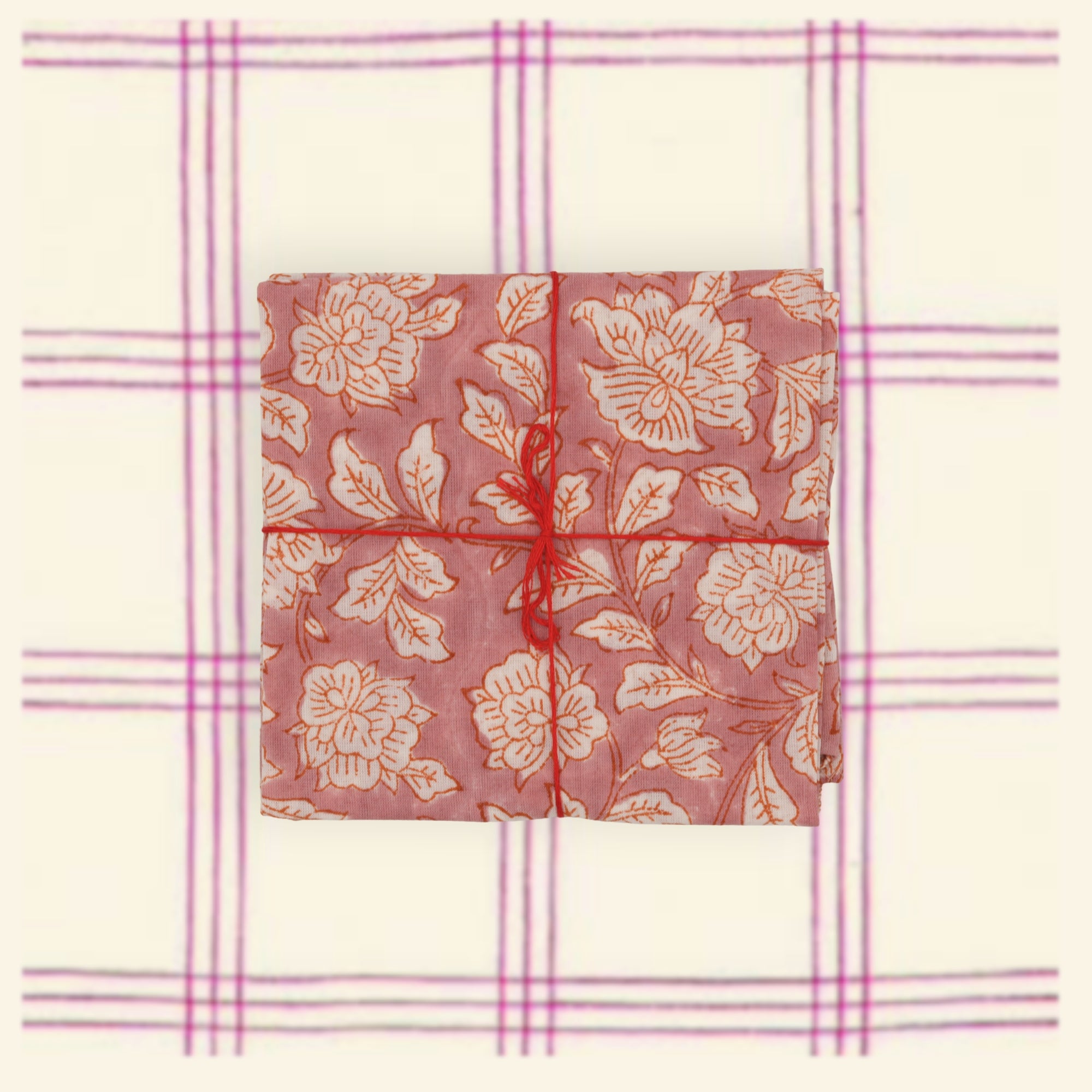 Serviettes de table x4 Iris Powder