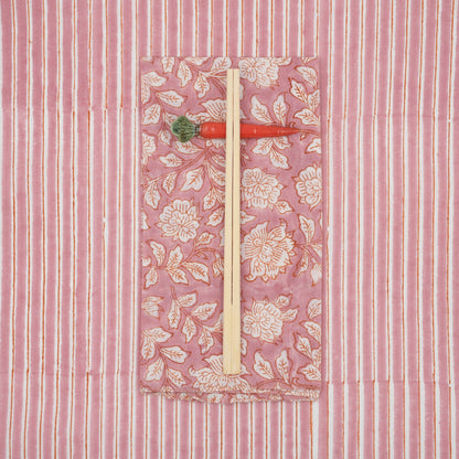 Serviettes de table x4 Iris Powder