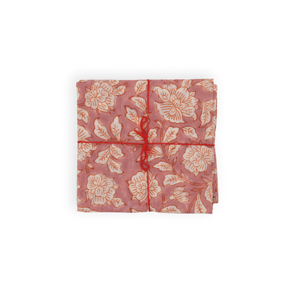 Serviettes de table x4 Iris Powder
